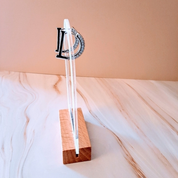 Christian Dior Crystal Hoop Earrings – Authentic Timeless Luxury - Picture 5 of 9